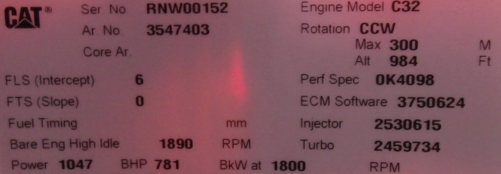 Caterpillar serial number guide