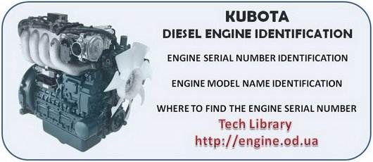 Kubota Engine Manuals Parts Catalogs