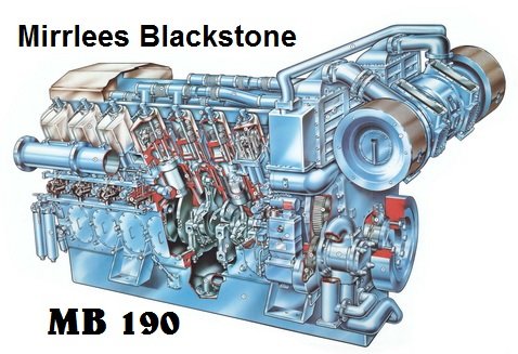 Mirrlees Blackstone engine MB 190