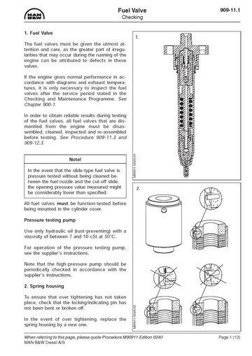 MAN B&W 98MC diesel Manual and Spare parts Catalog