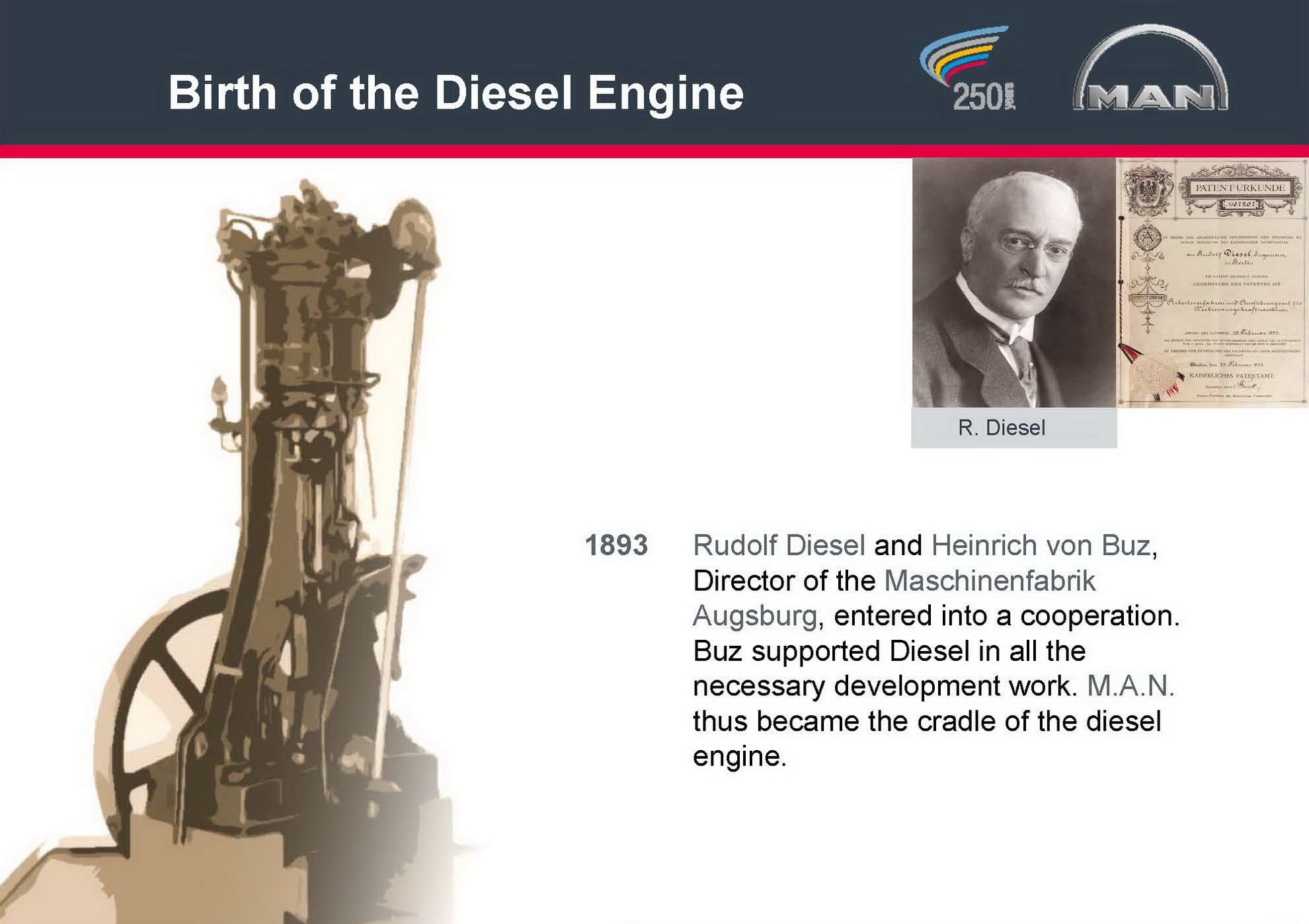 Diesel Engine Birth 1893