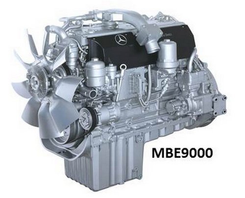 Mercedes MBE9000 diesel engine