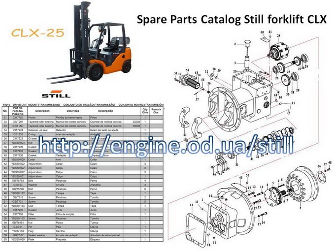 Still forklift Spare Parts Catalog