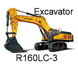 Hyundai Excavator R160LC-3